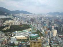 釜山タワーからの風景