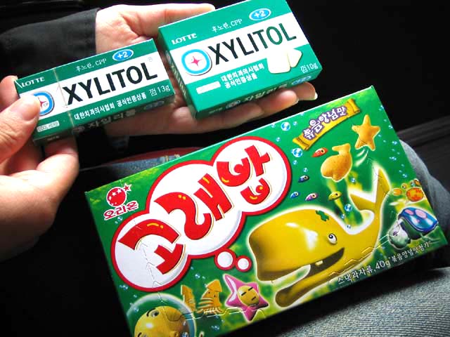 韓国のお菓子たち