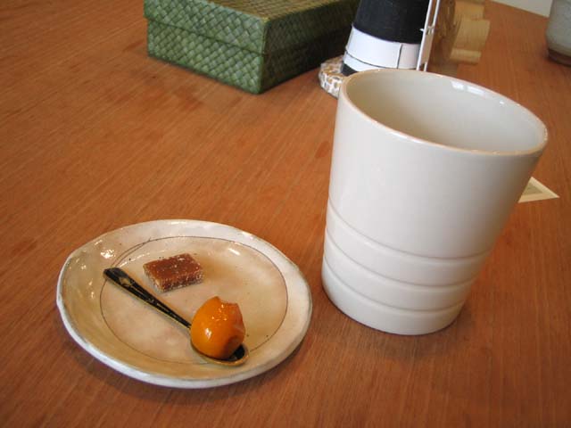 お茶いただきました