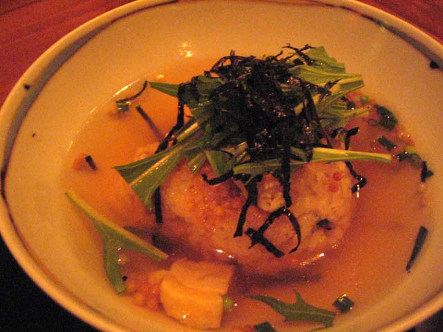 焼おにぎりのスープ煮