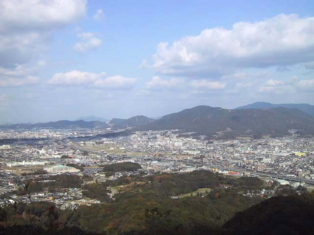 山頂からの景色