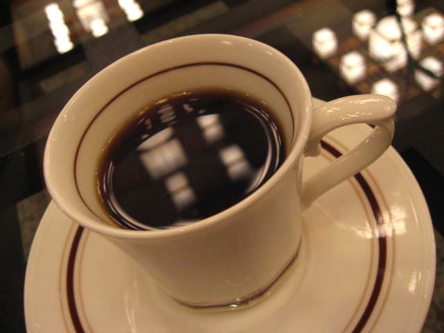 朝のコーヒー